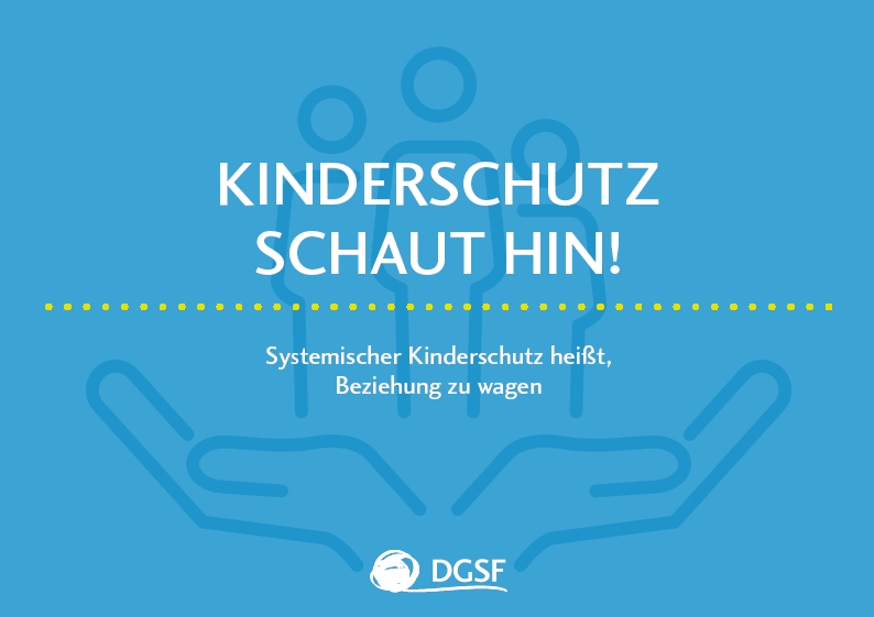 Plaue Kinderschutzpostkarte